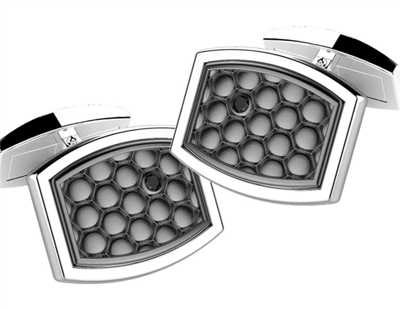 Manschettenknöpfe Zancan Herr in Silber EXG053 - EXG053